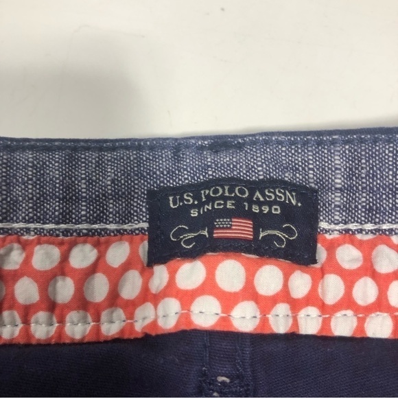 US Polo Assn Navy Cotton Shorts, size 16 - Picture 7 of 10